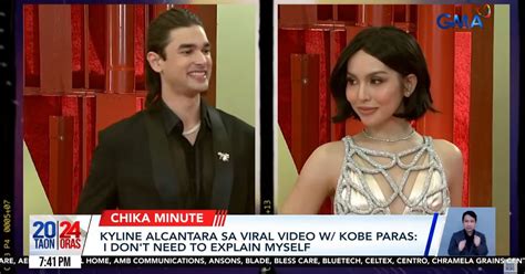 Kyline Alcantara on viral video with Kobe Paras: 'I don't owe the .